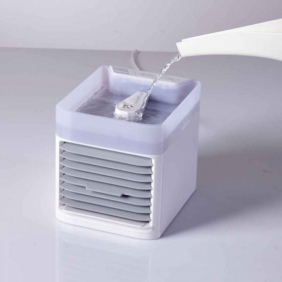 Mini-airco met sfeerverlichting 