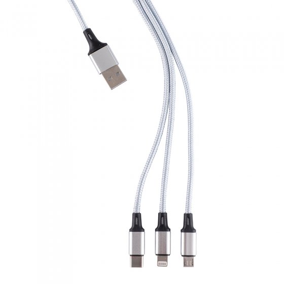 USB-oplaadkabel 3-in-1