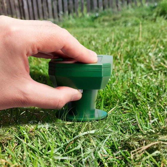 Afweermiddel op zonne-energie tegen woelmuizen 