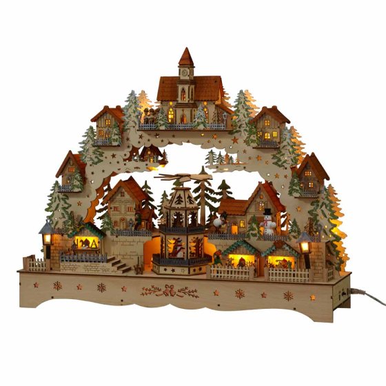 Grote verlichte decoratieboog-landschap 