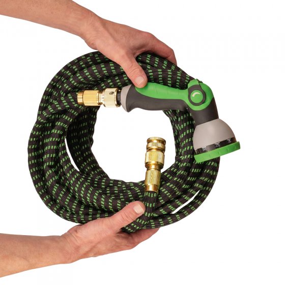 Flexibele tuinslang met snelkoppelingen 