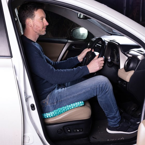 Zitkussen met honingraatstructuur