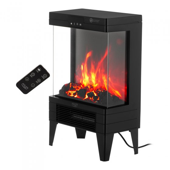 Elektrische haard met verwarming