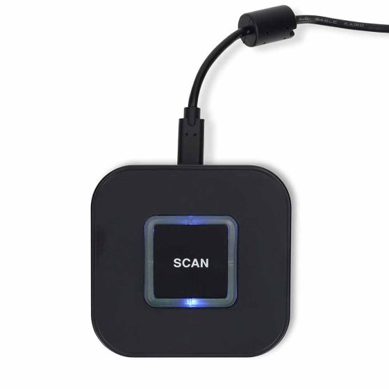 Scanner met één knop voor dia's en negatieven 