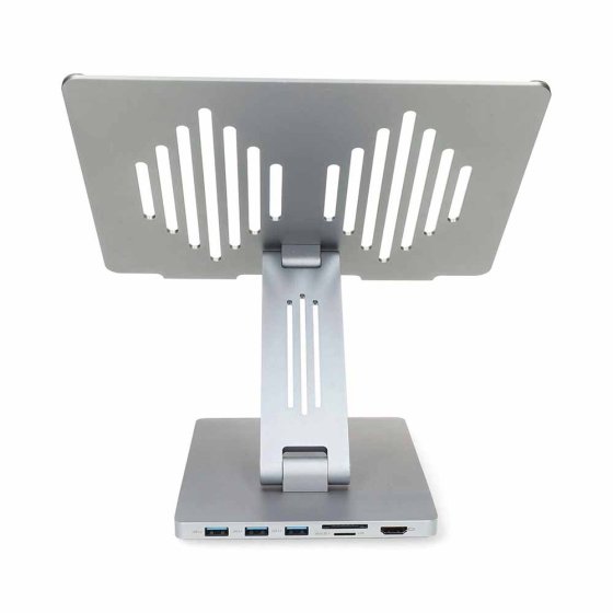 Laptopstandaard met dockingstation 