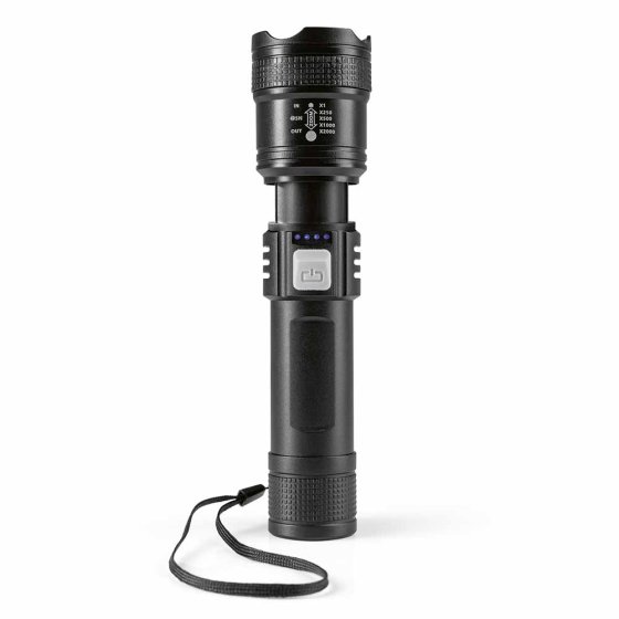 LED-zaklamp op accu 