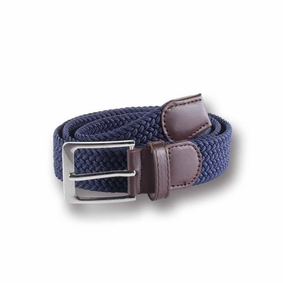 Elastische, gevlochten riem 