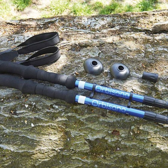 Wandelstokken met reflecterende strepen 