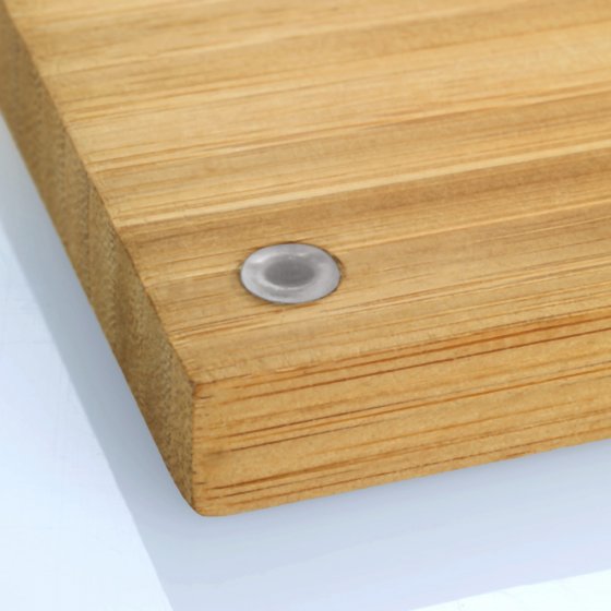 Snijplank met afvalbakje