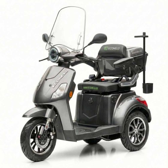 E-Mobil Denia, 3 wielen, lithiumaccu Grijs