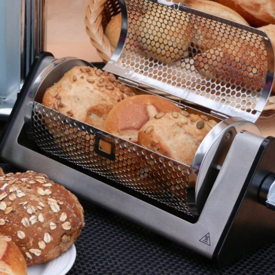 Roterende toaster opzet 