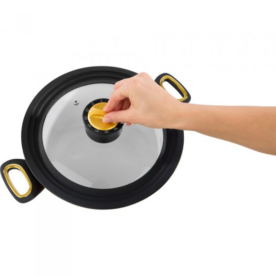 Pannendeksel met timer