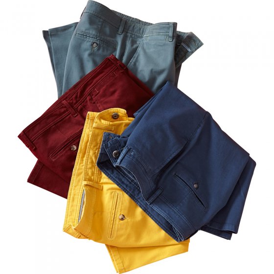 Katoenen broek in chino vorm