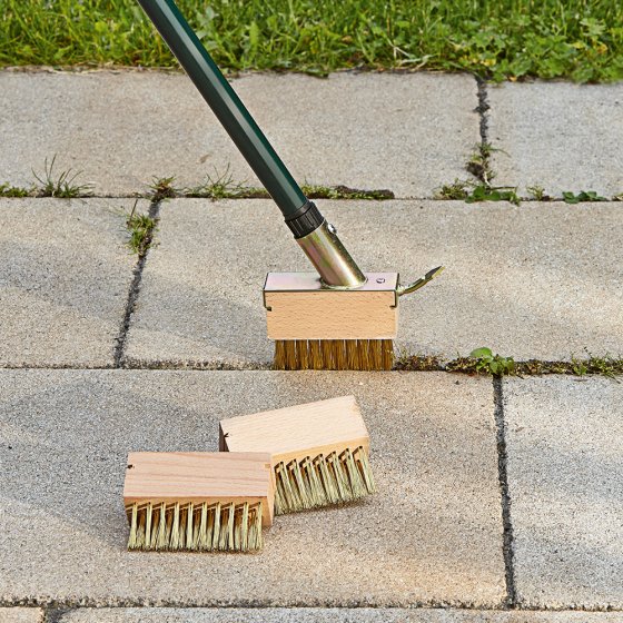 Voegenreiniger met 3 metalen borstels 