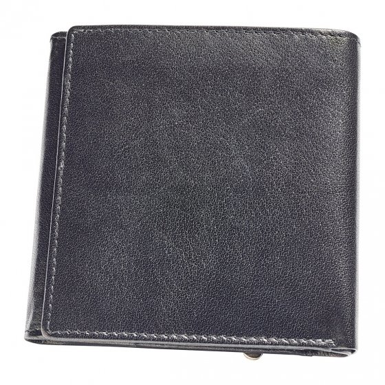 Compacte portemonnee van buffelleer