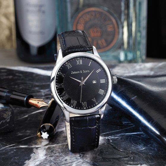 Uw cadeau: designerhorloge Zelson  &  Sons 