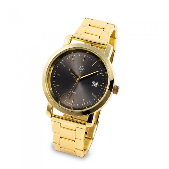 UW CADEAU ELEGANT HERENHORLOGE ‘GOLD‘ 