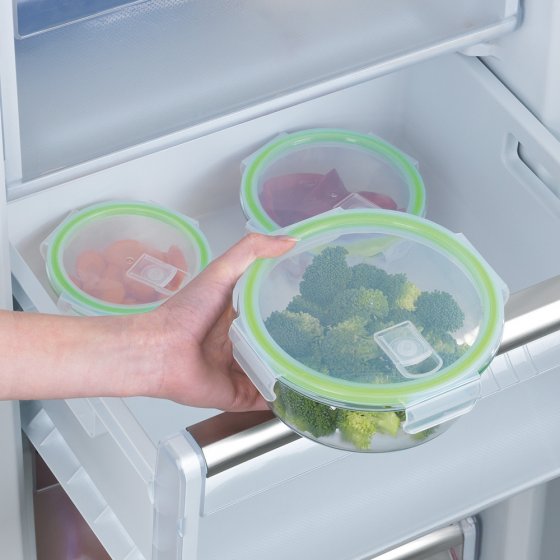Glazen vershoudbakjesset 'Round' 