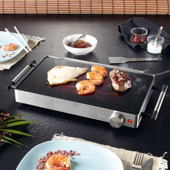 Teppanyaki-grill van Ceran-glas 