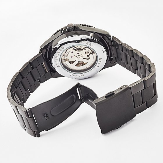 Automatisch horloge 'Squelette Noir' 