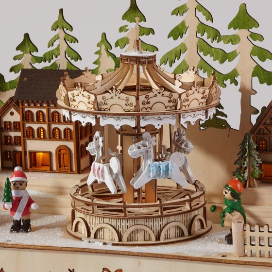 Grote verlichte decoratieboog 