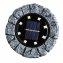 Solar-vloerlamp in steen-look 4 stuks - 3