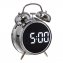 LED-wekker Chroom - 3