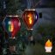 Kleurrijk heteluchtballonduo op zonne-energie - 3