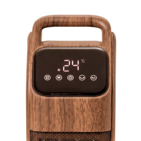 Verwarming in houtlook 