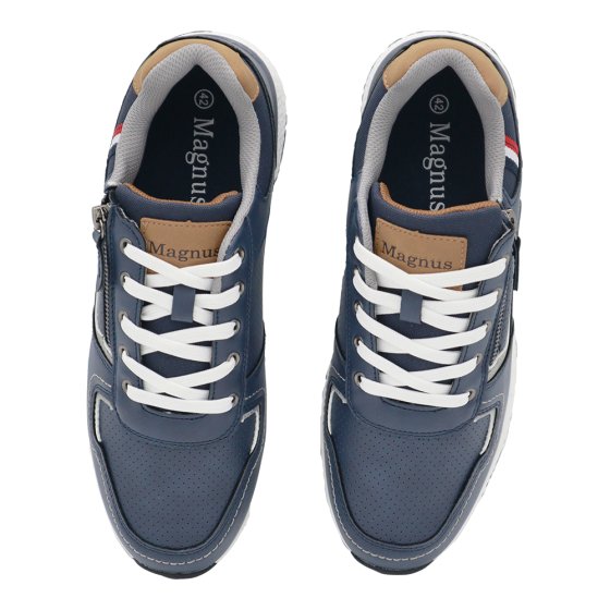 Veterschoen met ritssluiting 46 | Blauw