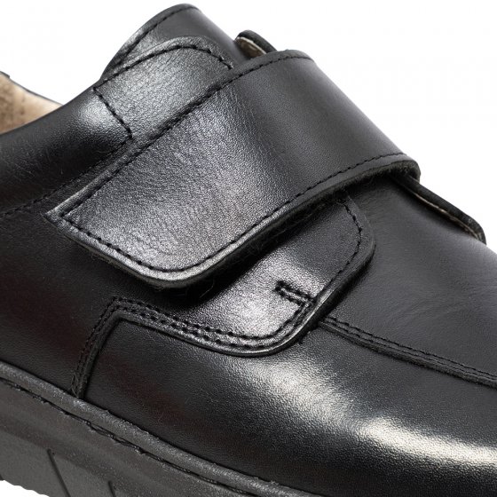 Leren schoen met klittenband 