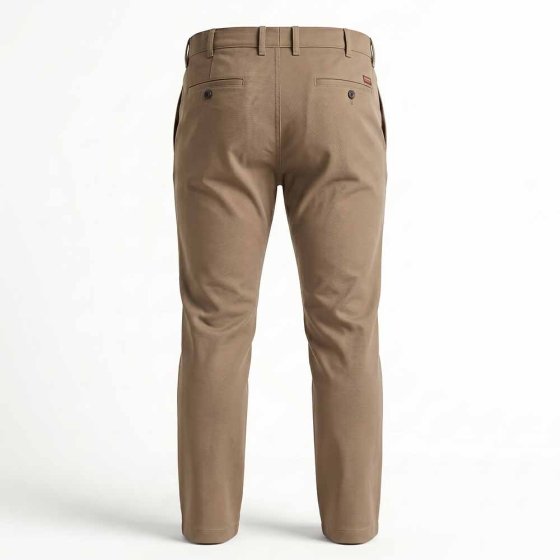Katoenen broek met elastische tailleband 