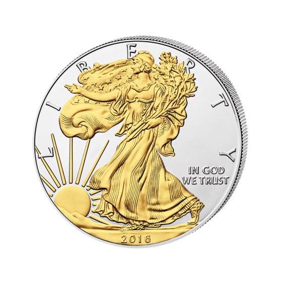 De grootste zilveren munt van de VS 