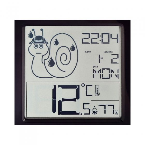 Thermo-/hygrometer-klok 'Comfort" 