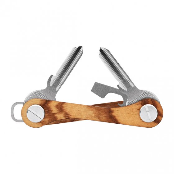 Sleutel-organizer van zebrano-hout