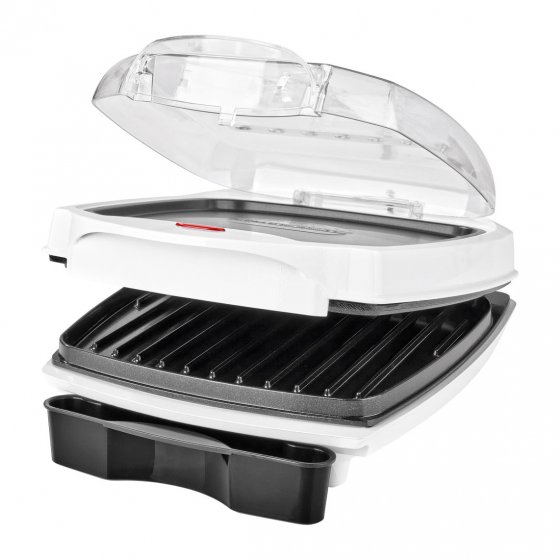 Contact-/tafelgrill met broodjesverwarmer 