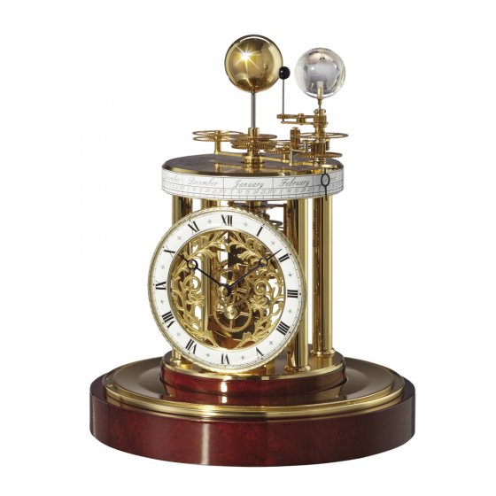 Astrolabium messing/mahonie