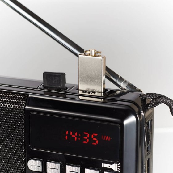 Multifunctionele radio met licht 