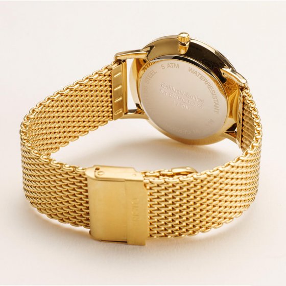 Verguld herenhorloge 'Green Baron II'