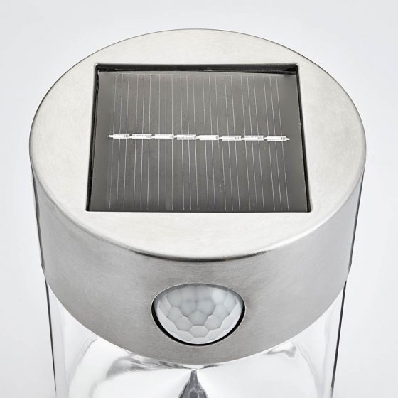 Edelstalen solarlamp 