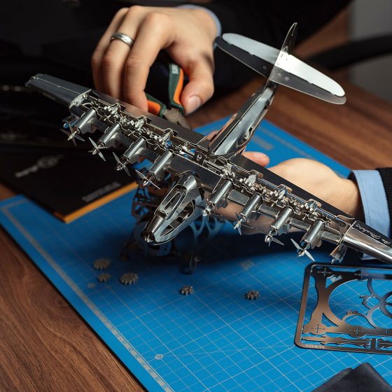 Metalen modelbouwset vliegboot 