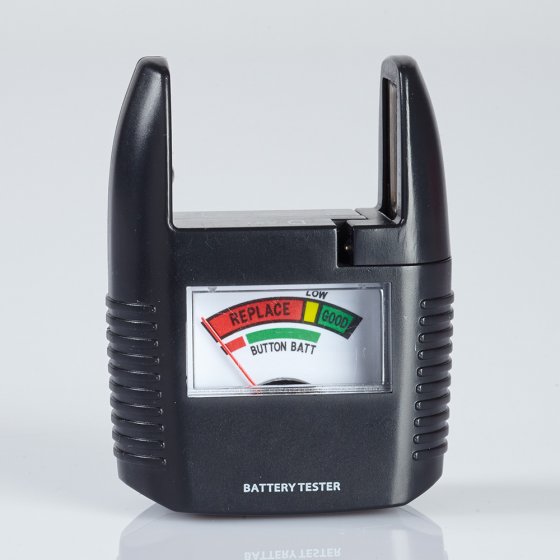 XXL-batterijbewaardoos met tester 