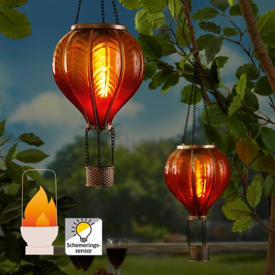 Heteluchtballon “Sunset” op zonne-energie 
