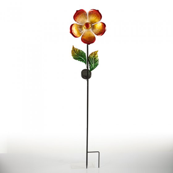 Metalen bloem met lichtgevend effect 
