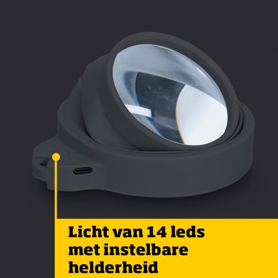 Ledloep met optisch glas 