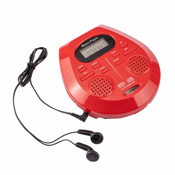 Draagbare cd-speler met stereoluidsprekers 