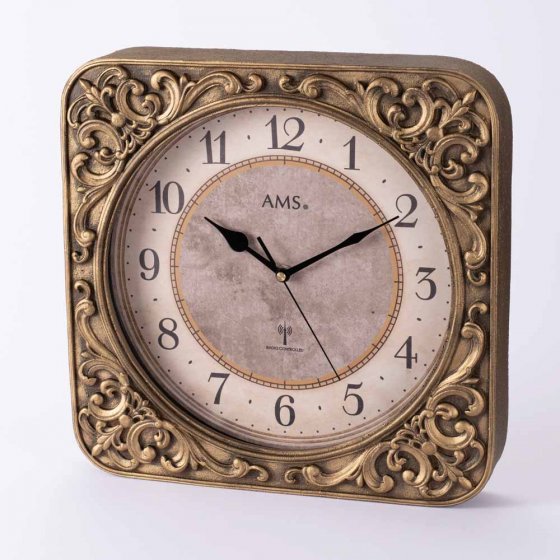 Radiogestuurde wandklok ’decor’ 