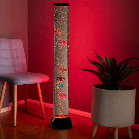LED waterkolom met vissen 