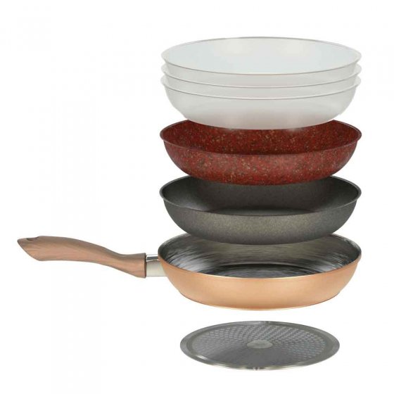 Copper  &  Stone pan Ø 28 cm 