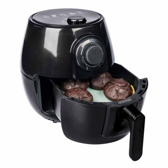 Siliconen muffinvorm voor heteluchtfriteuses 